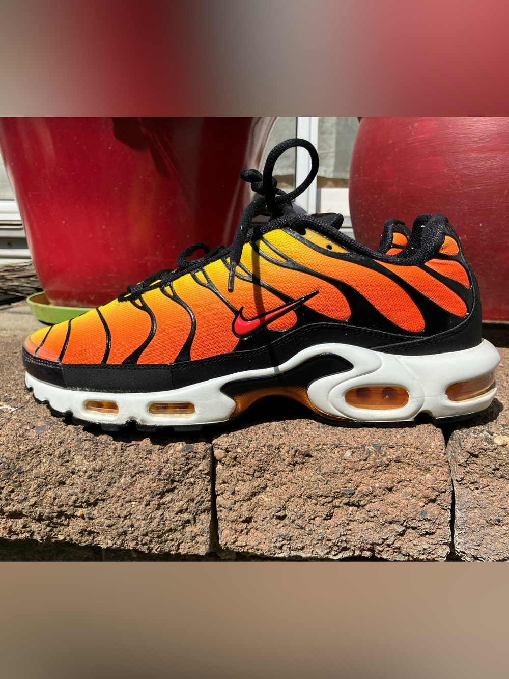 Nike Men’s Air Max Plus Gradient Orange Black